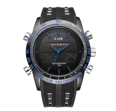 Reloj de cuarzo LED de silicona GOTACHYMETER