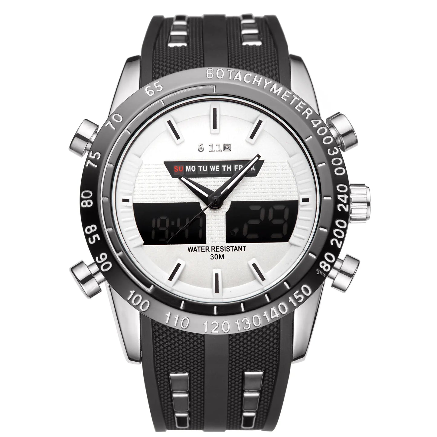 Reloj de cuarzo LED de silicona GOTACHYMETER